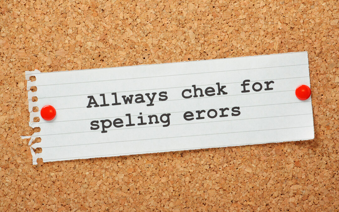 The Spellchecker Trap